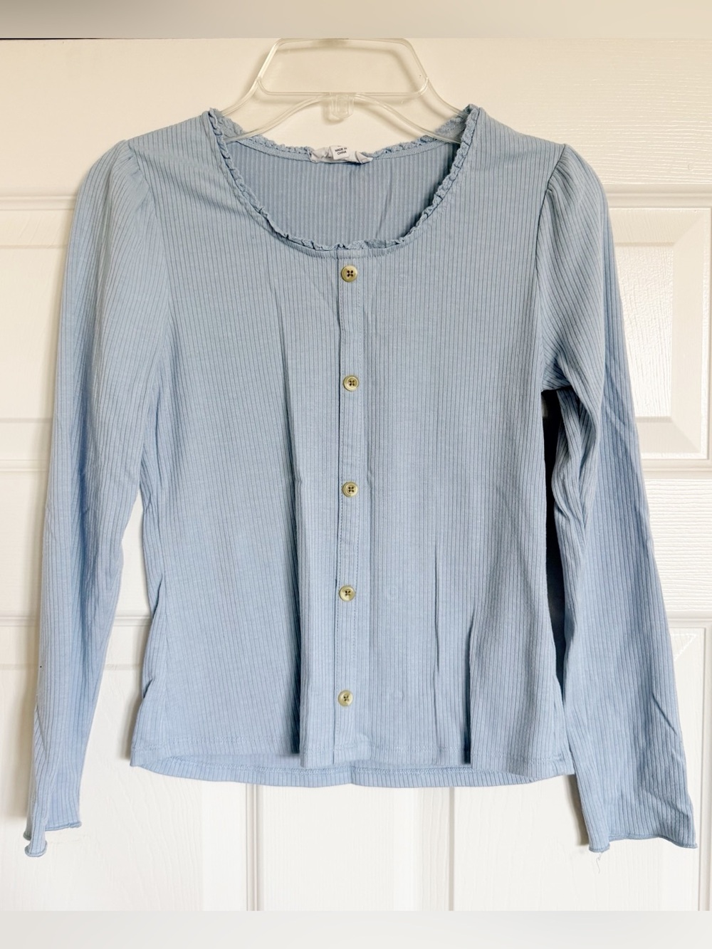 Ten Sixty Sherman Girls Blue Long Sleeve Top
